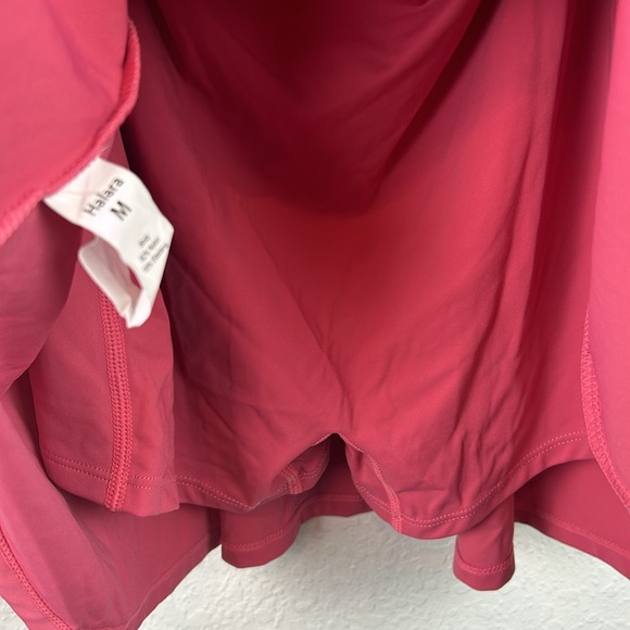 New nwt Halara Backless Twisted Active Dress in Begonia Rouge Medium - Picture 15 of 16